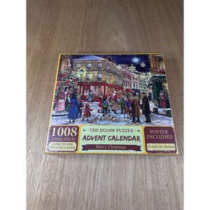 1008 Piece Jigsaw Puzzle Advent Calendar Merry Christmas – New Sealed